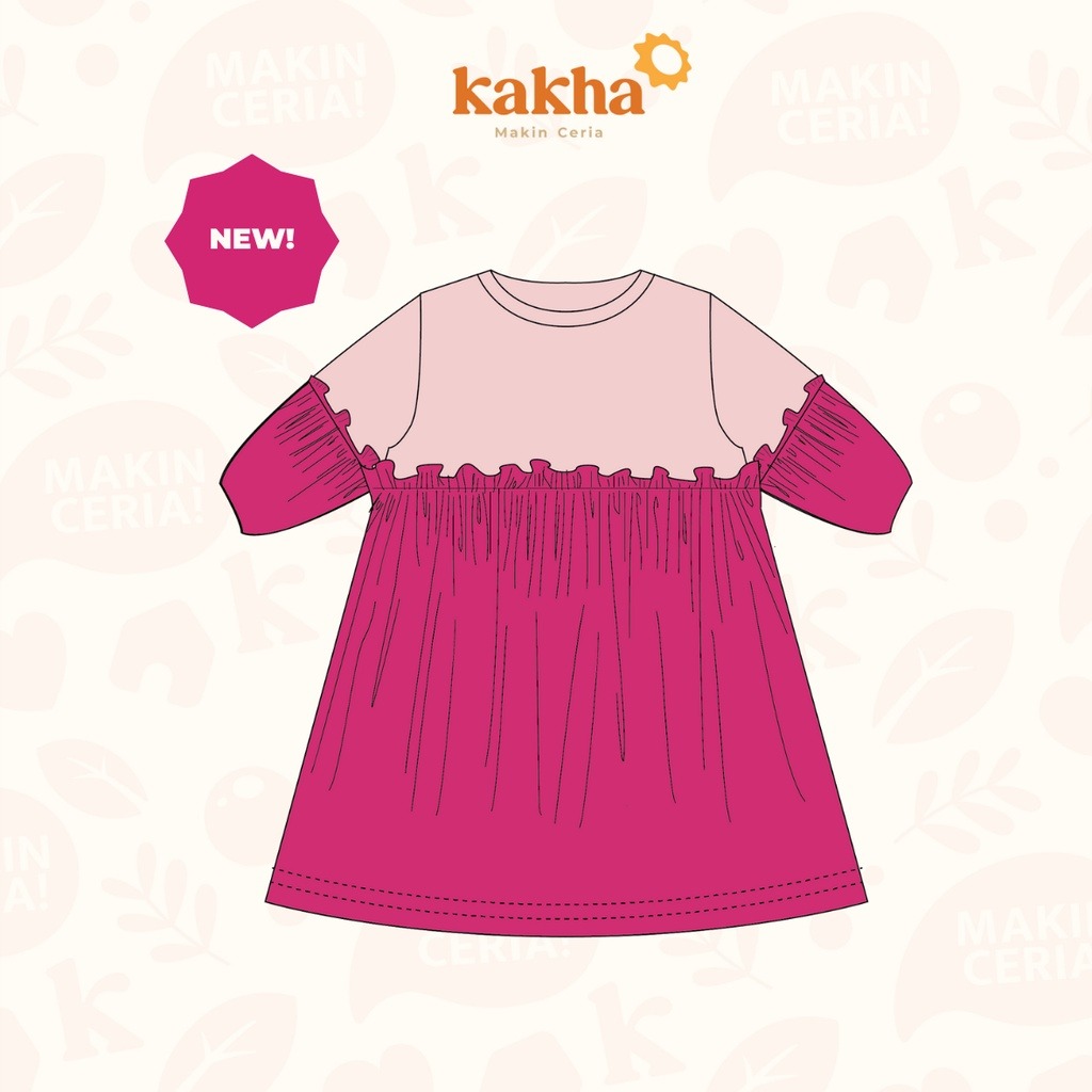 Ruffle - Dress (0-5 Tahun)