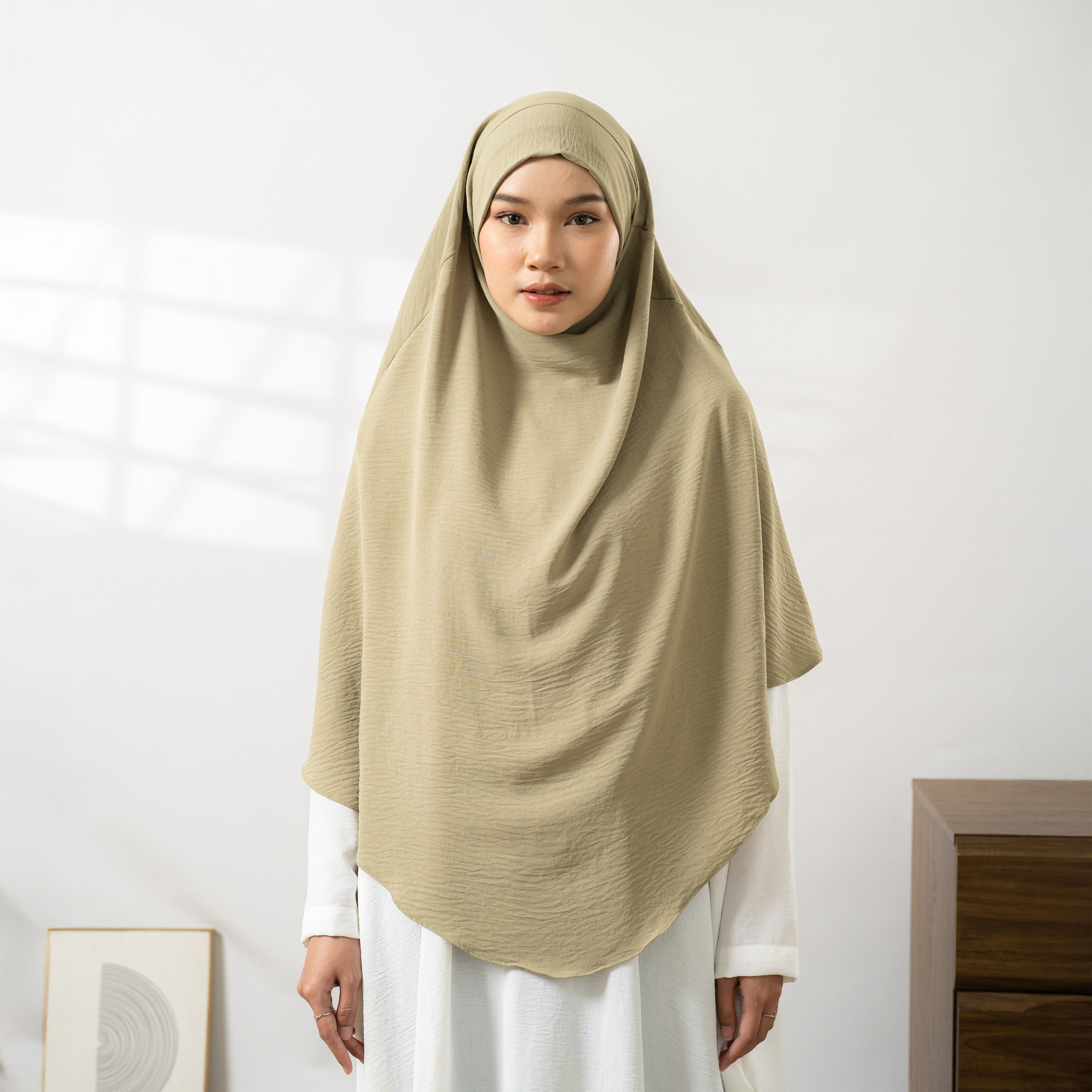 Humairah French Khimar Instant Hijab Khimar Cringkle Jilbab kerudung Frech Khimar By Umnawear