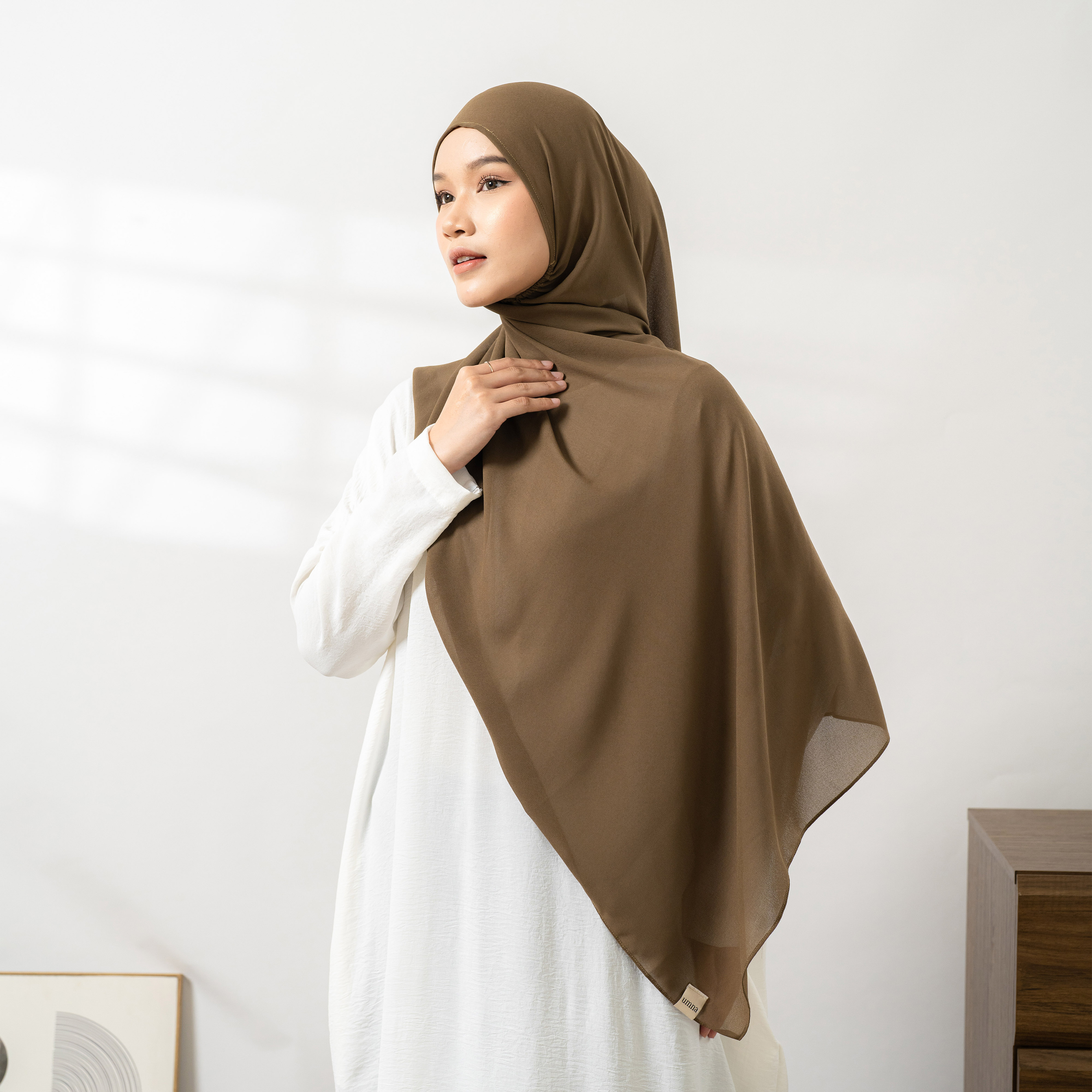 Zahra Pashmina Instan By Umnawear | Hijab Instan Pashmina Ceruty