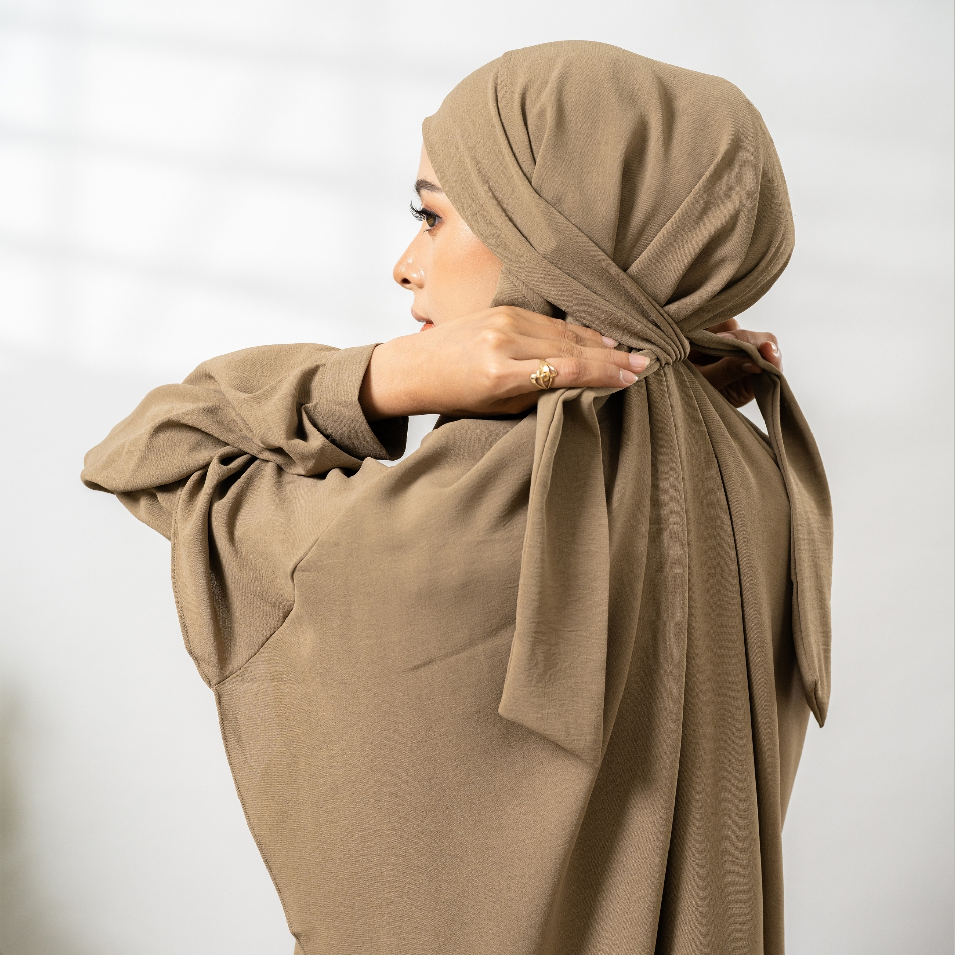 Ummayah Abaya Set Khimar Wanita Set Abaya Murah Dress Gamis Syari By Umnawear