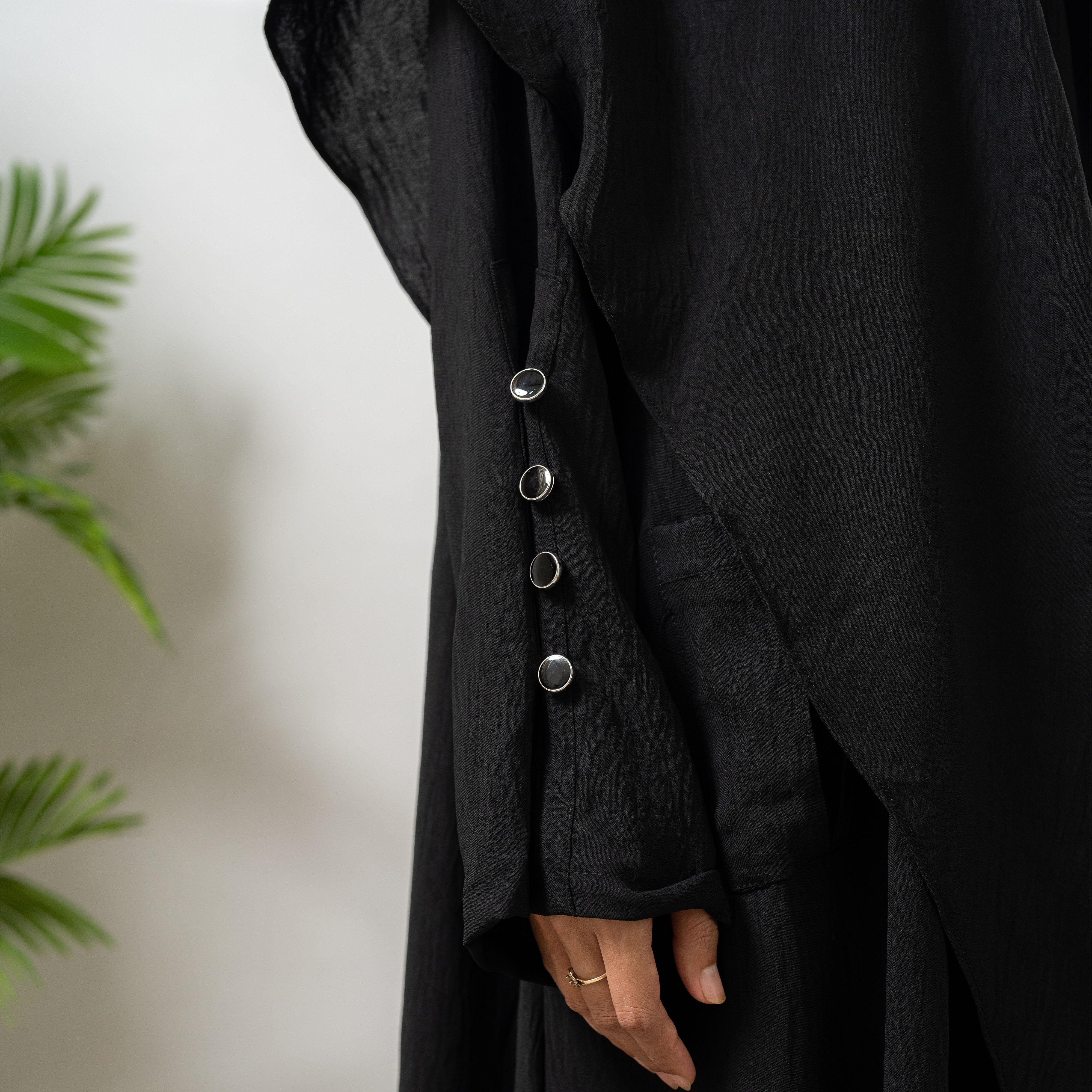 Salwa Set French Khimar | Abaya Syari Gamis Set Umroh Haji by Umnawear