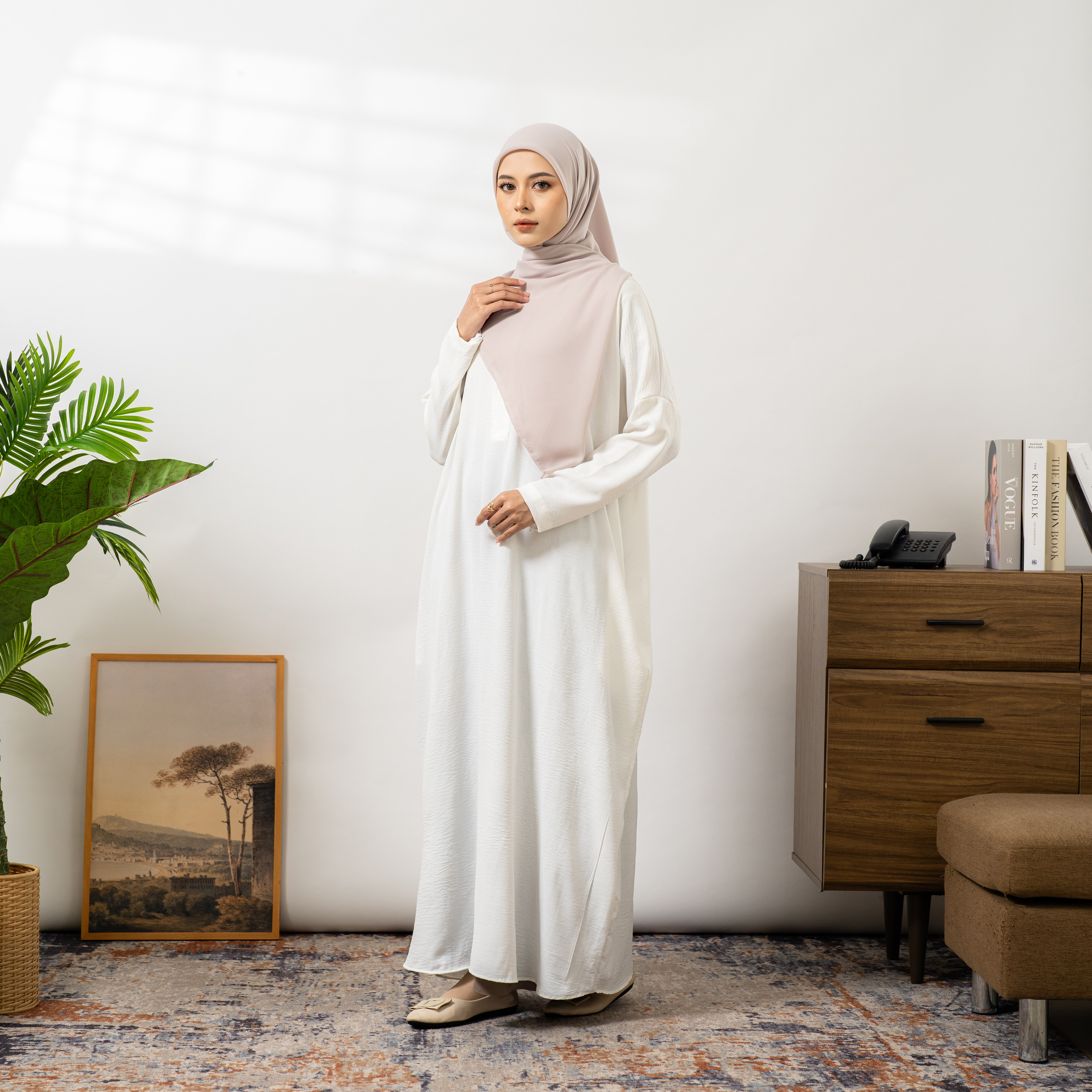Abaya Turkey Wanita Hulya Gamis Syari Kaftan Baju Muslim Syari By Umnawear