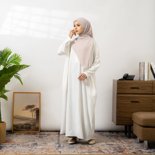 Image of Abaya Turkey Wanita Hulya Gamis Syari Kaftan Baju Muslim Syari By Umnawear