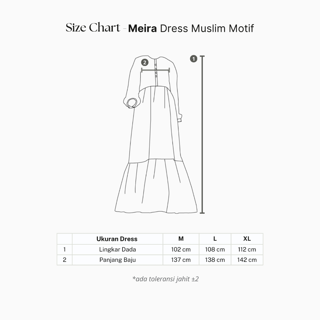 Meira Dress Muslim Motif bunga Syari Busui Friendly Gamis Abaya Sehari - hari Basic by Unnawear