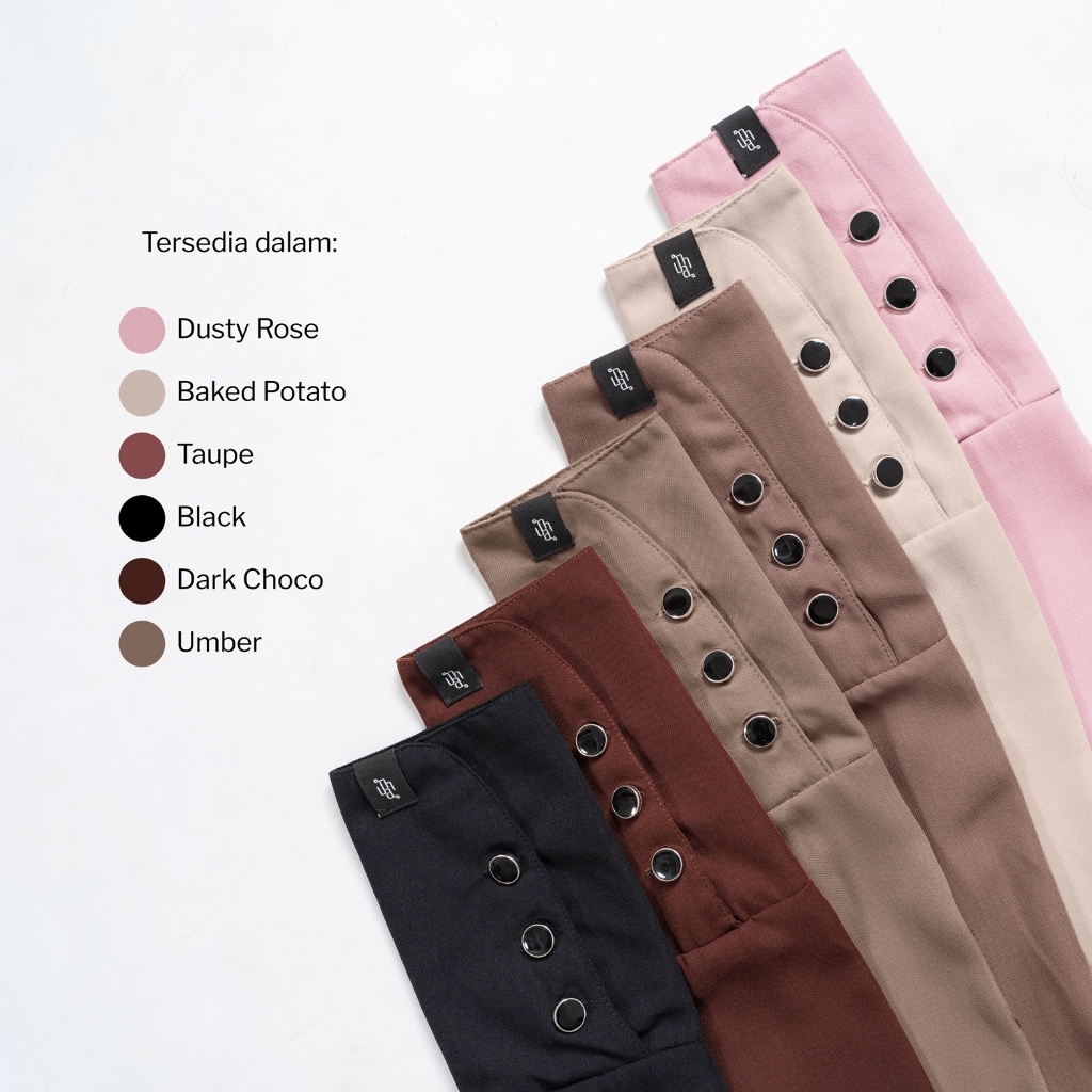 Deena Gamis Set French Khimar Abaya Syari Pergelangan Kancing Natail Umroh Lebaran By Umnawear