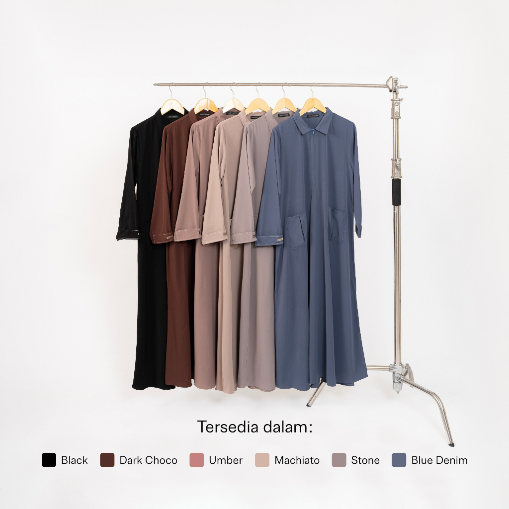 Marwa Gamis Set Khimar Bandana Bahan Poka Terbaru Abaya Hijab Syari Haji Umroh Lebaran By Umnawear
