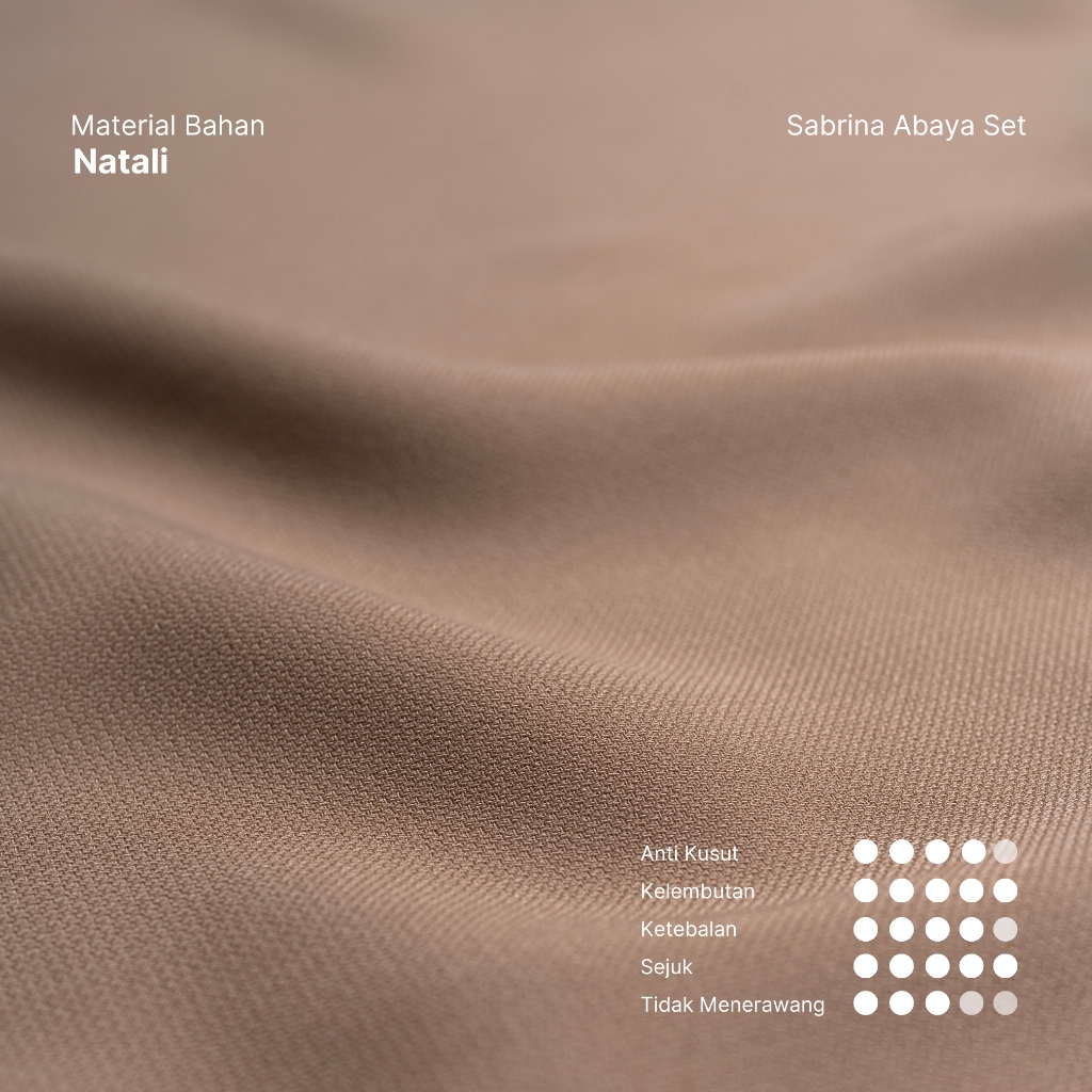 Sabrina Abaya Lengan Bordir Simple Premium Gamis Lebaran Raya Bahan Natail Syari Umroh By Umnawear