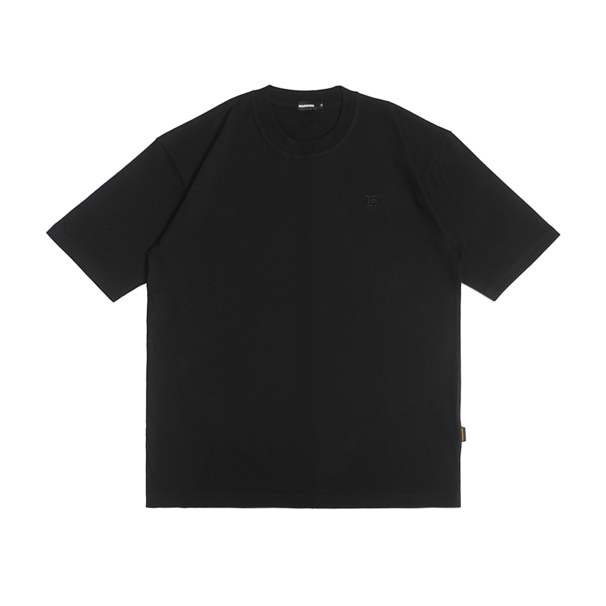 T-Shirt Heavy Cotton Oversize - Plain Black