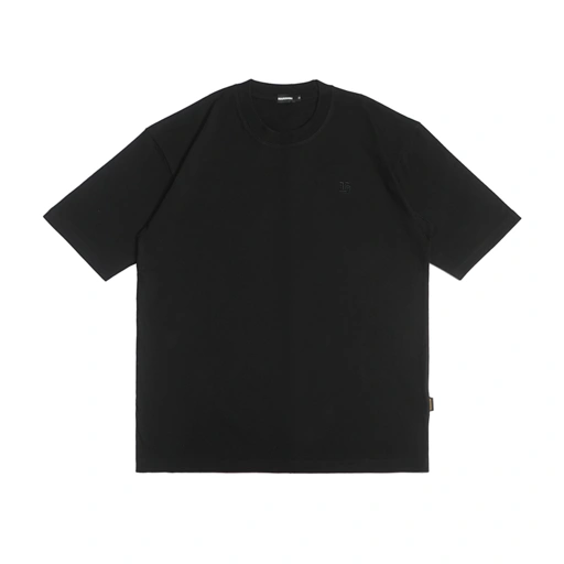 Image of T-Shirt Heavy Cotton Oversize - Plain Black