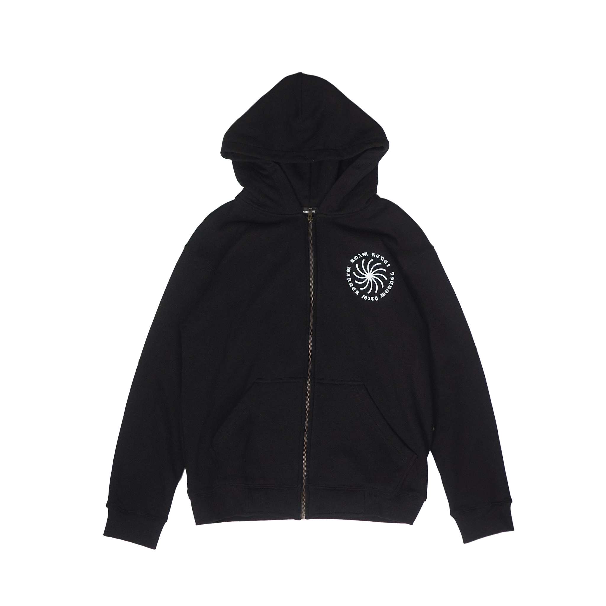 Hoodie Zipper - True Black