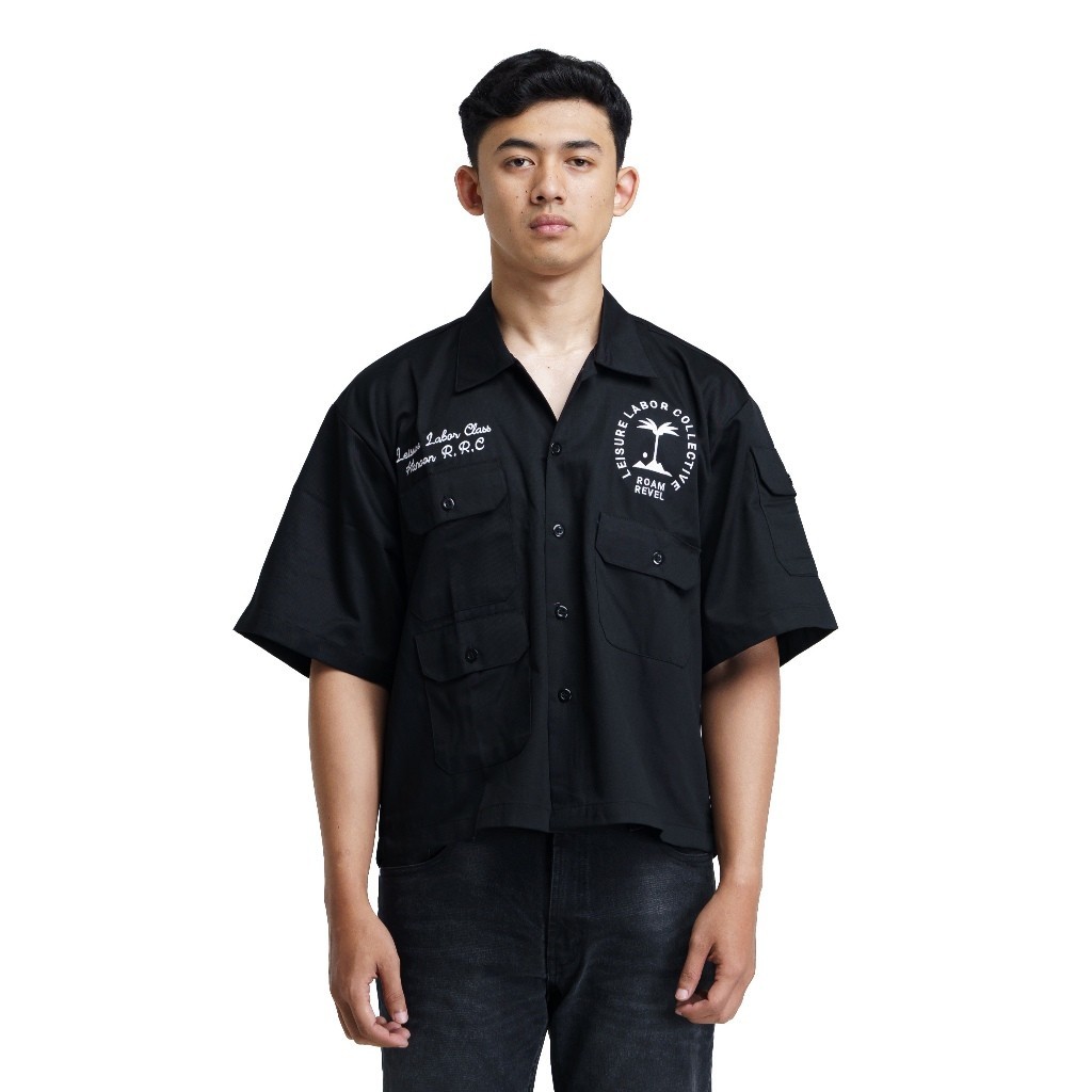 Boxy Shirt - Yox Jung Black