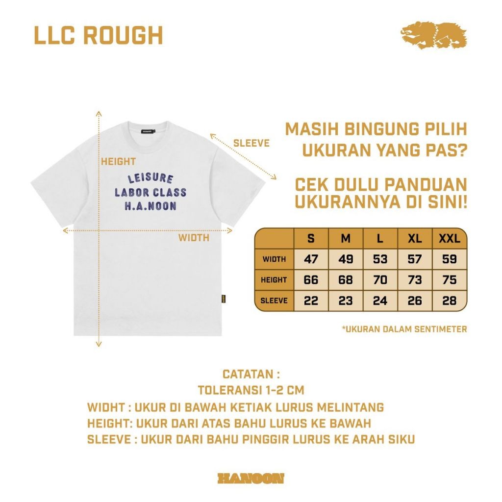 T-Shirt - Llc Rough White