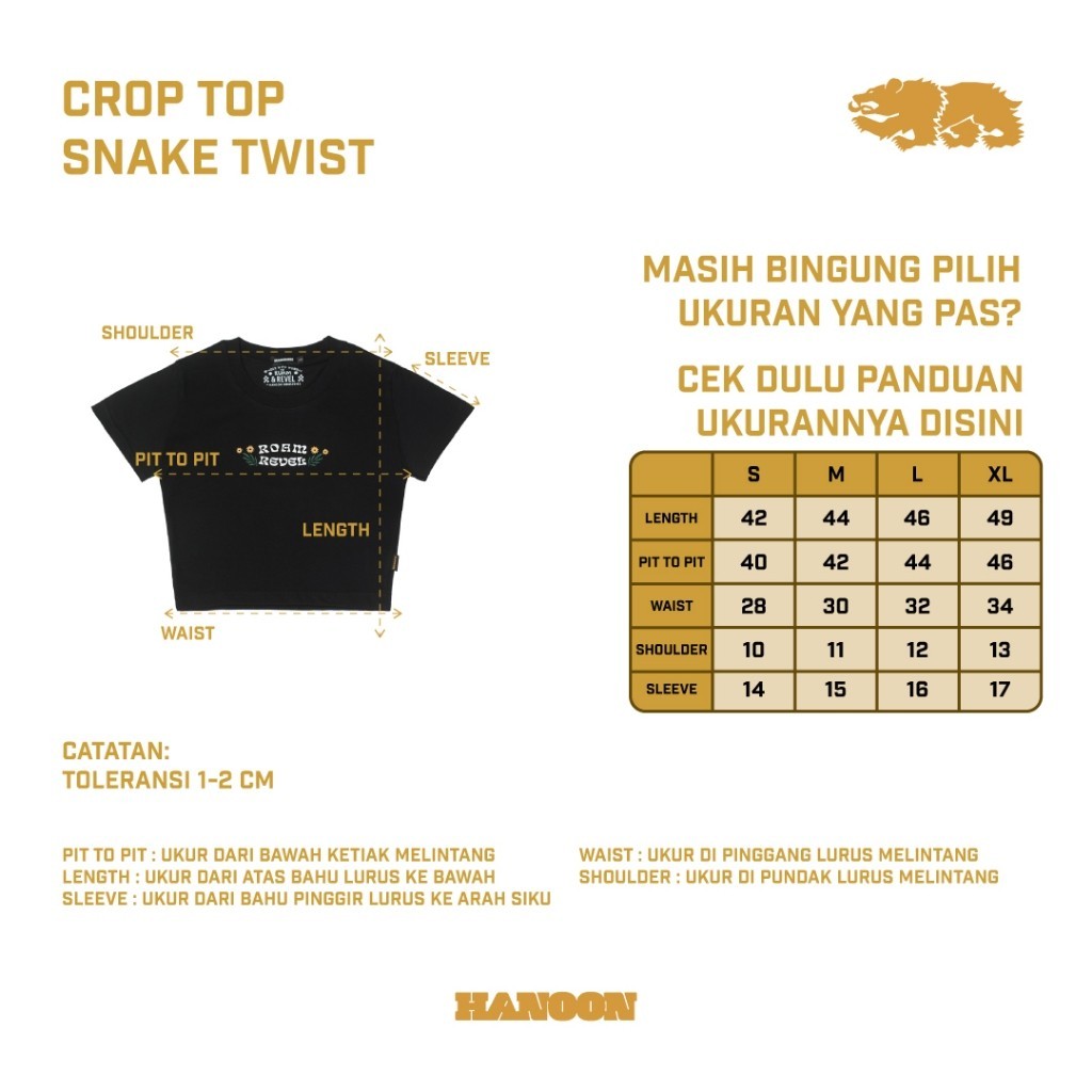 Crop Top - Snake Twist