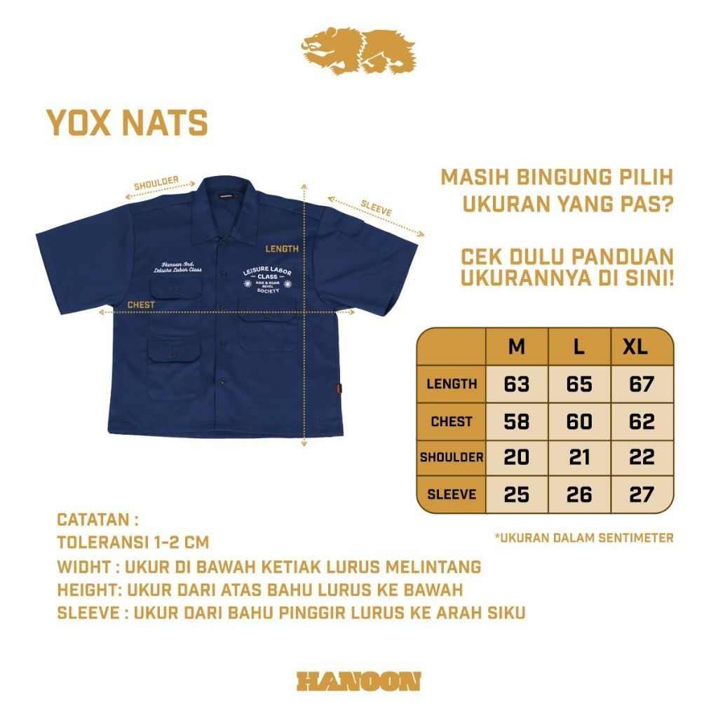 Boxy Shirt - Yox Nats Navy