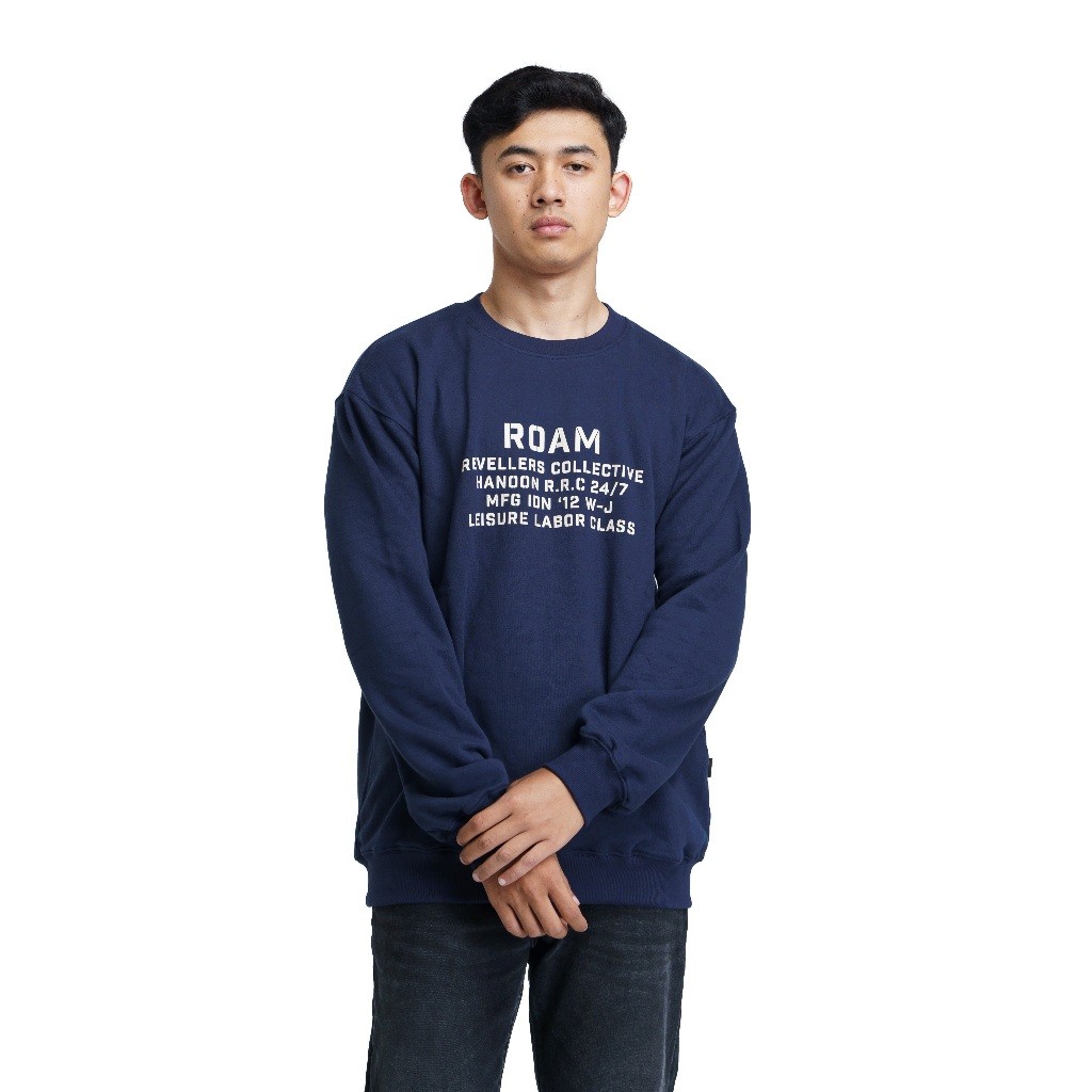 Sweatshirt - Roam Type Navy