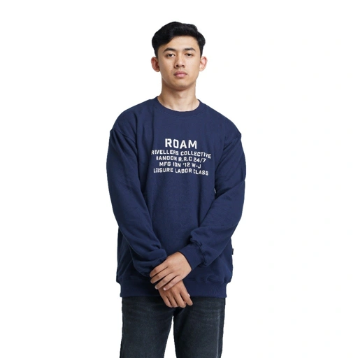 Image of Sweatshirt - Roam Type Navy