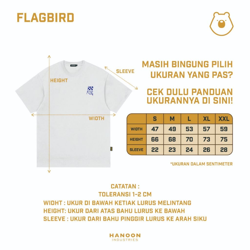 T-Shirt - Flagbird White