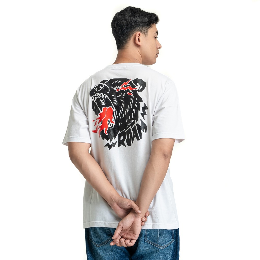 T-Shirt - Roar Roam White