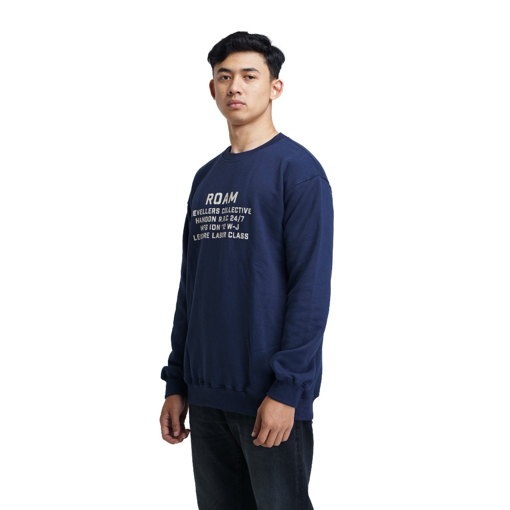Sweatshirt - Roam Type Navy