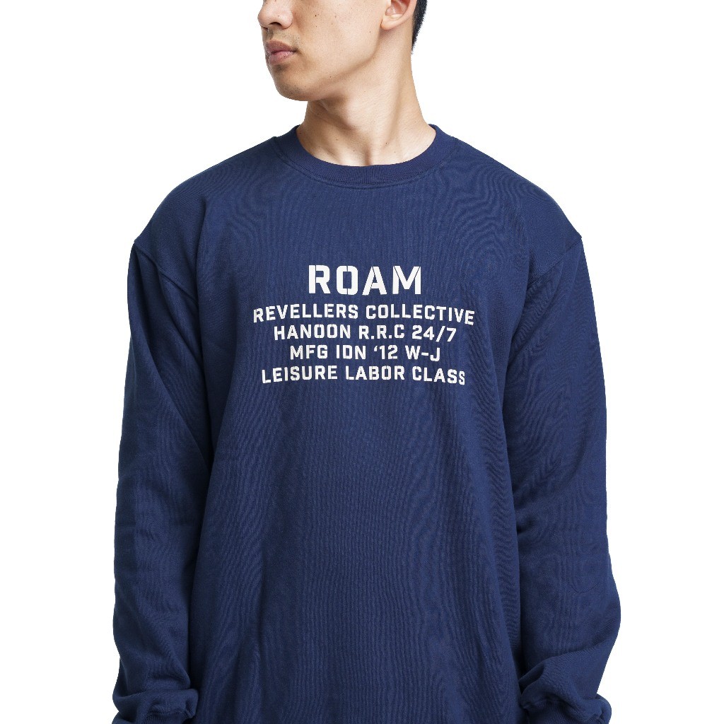 Sweatshirt - Roam Type Navy