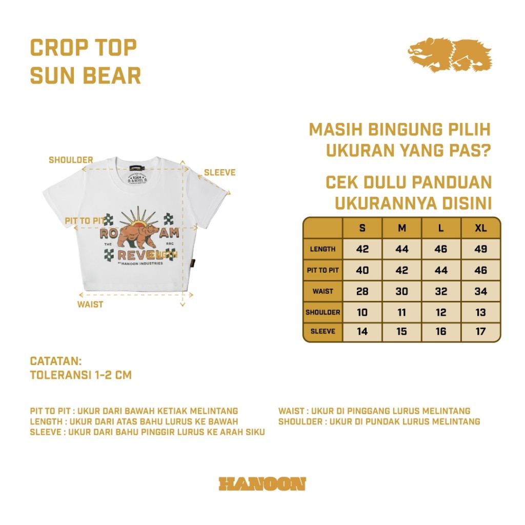Crop Top - Sun Bear