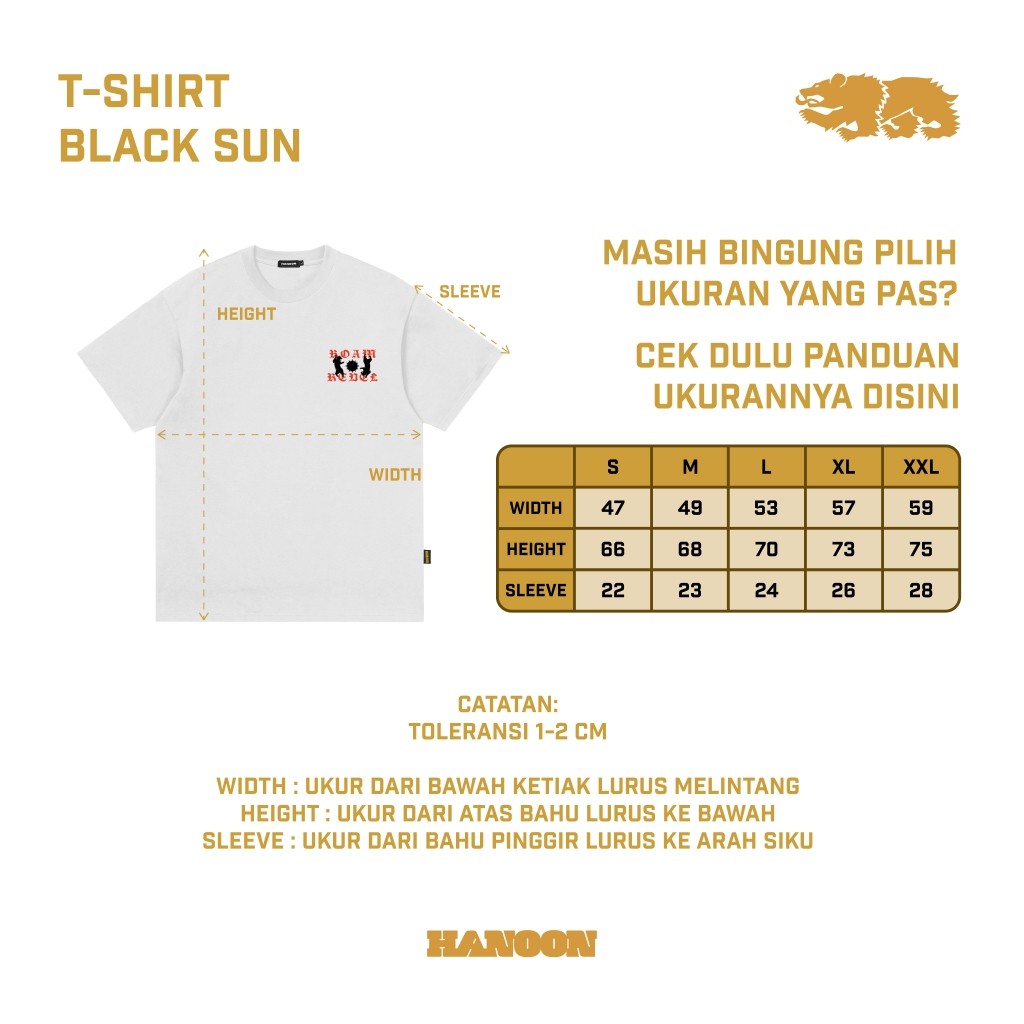 T-Shirt - Black Sun