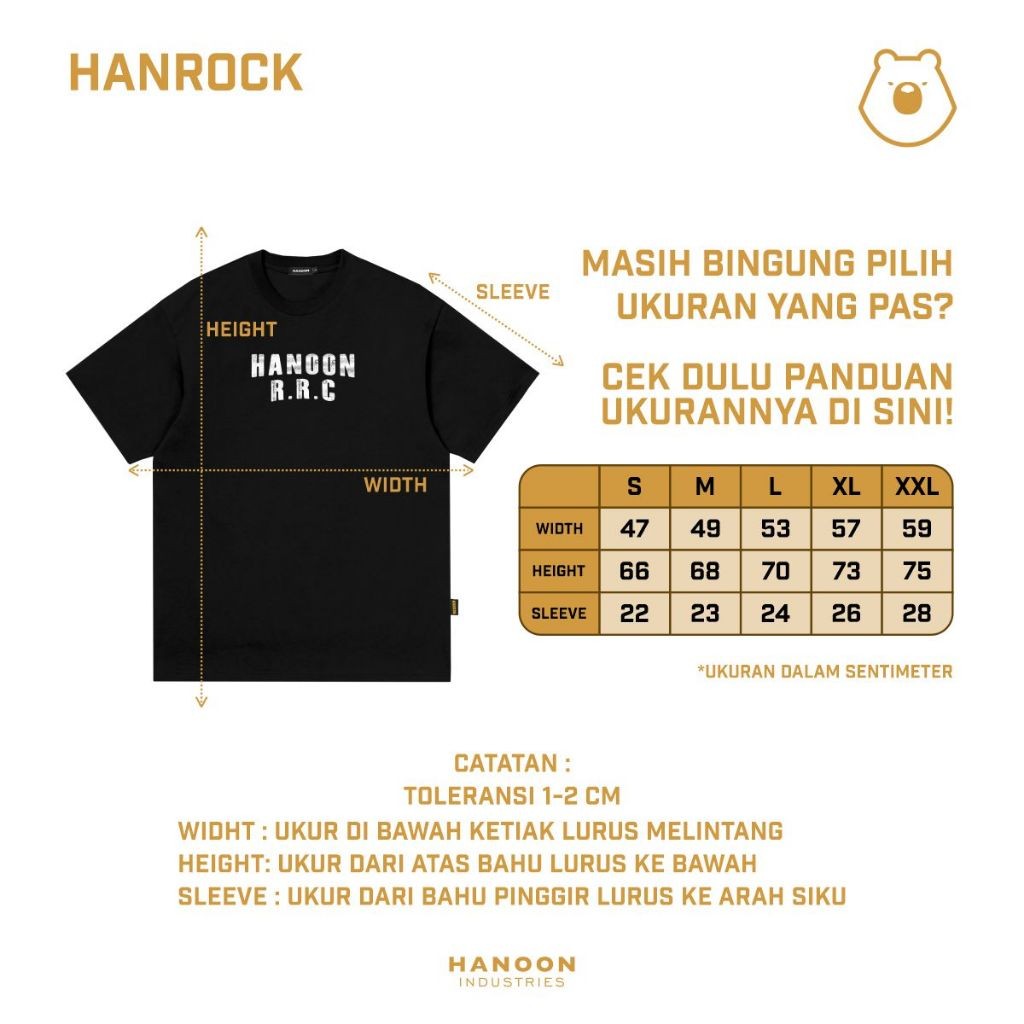 T-Shirt - Hanrock Black