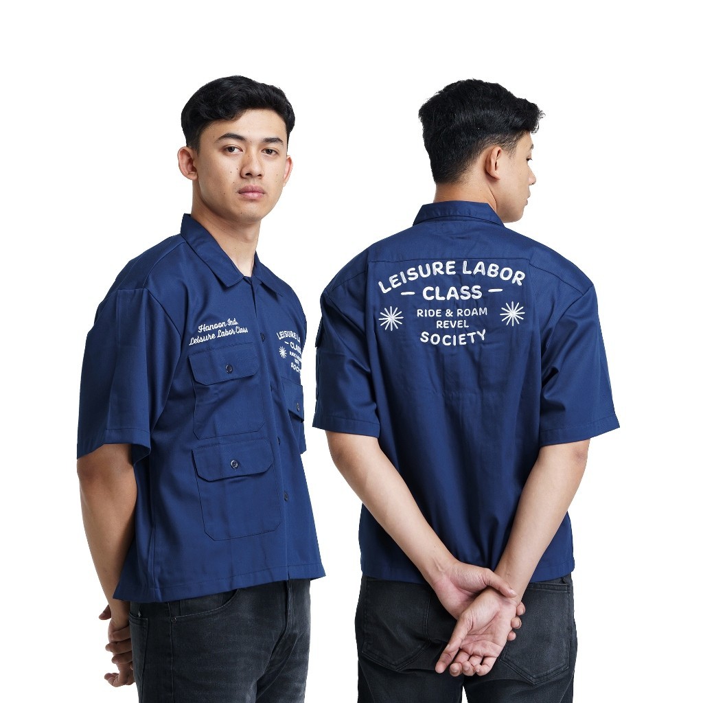 Boxy Shirt - Yox Nats Navy