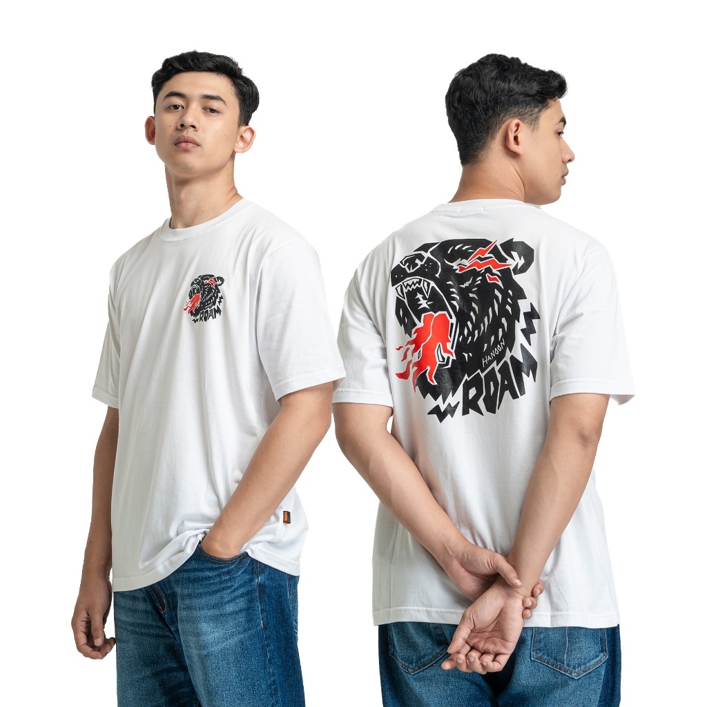 T-Shirt - Roar Roam White