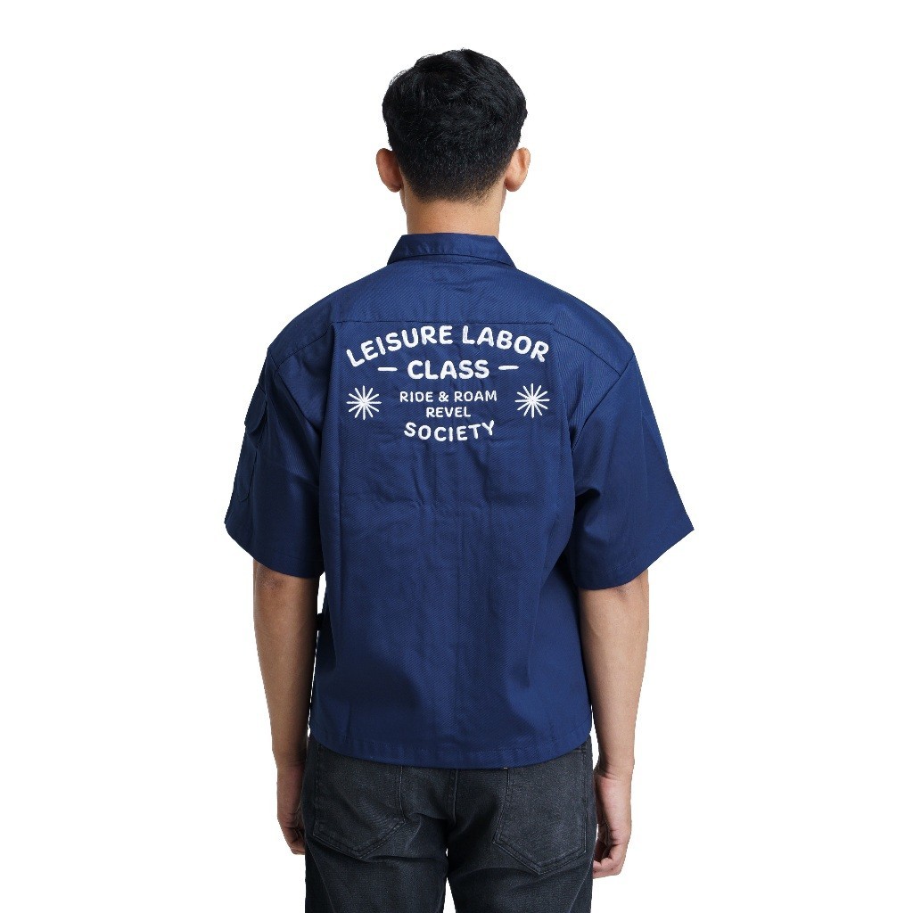 Boxy Shirt - Yox Nats Navy