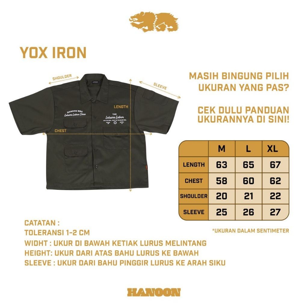 Boxy Shirt - Yox Iron Army
