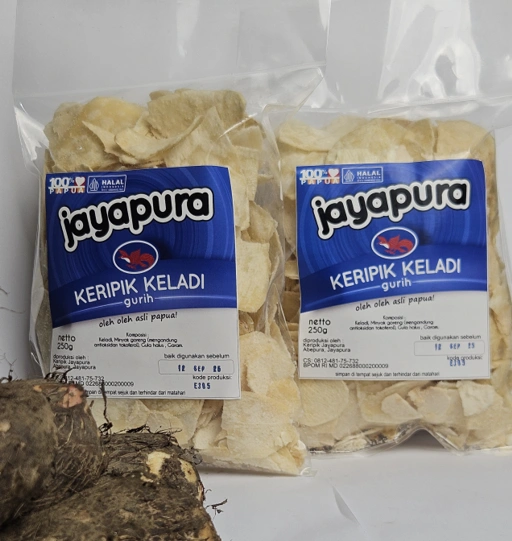 Image of Keripik Keladi Jayapura Gurih 250gr