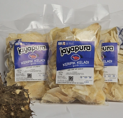 Image of Keripik Keladi Jayapura Gurih 150 gr