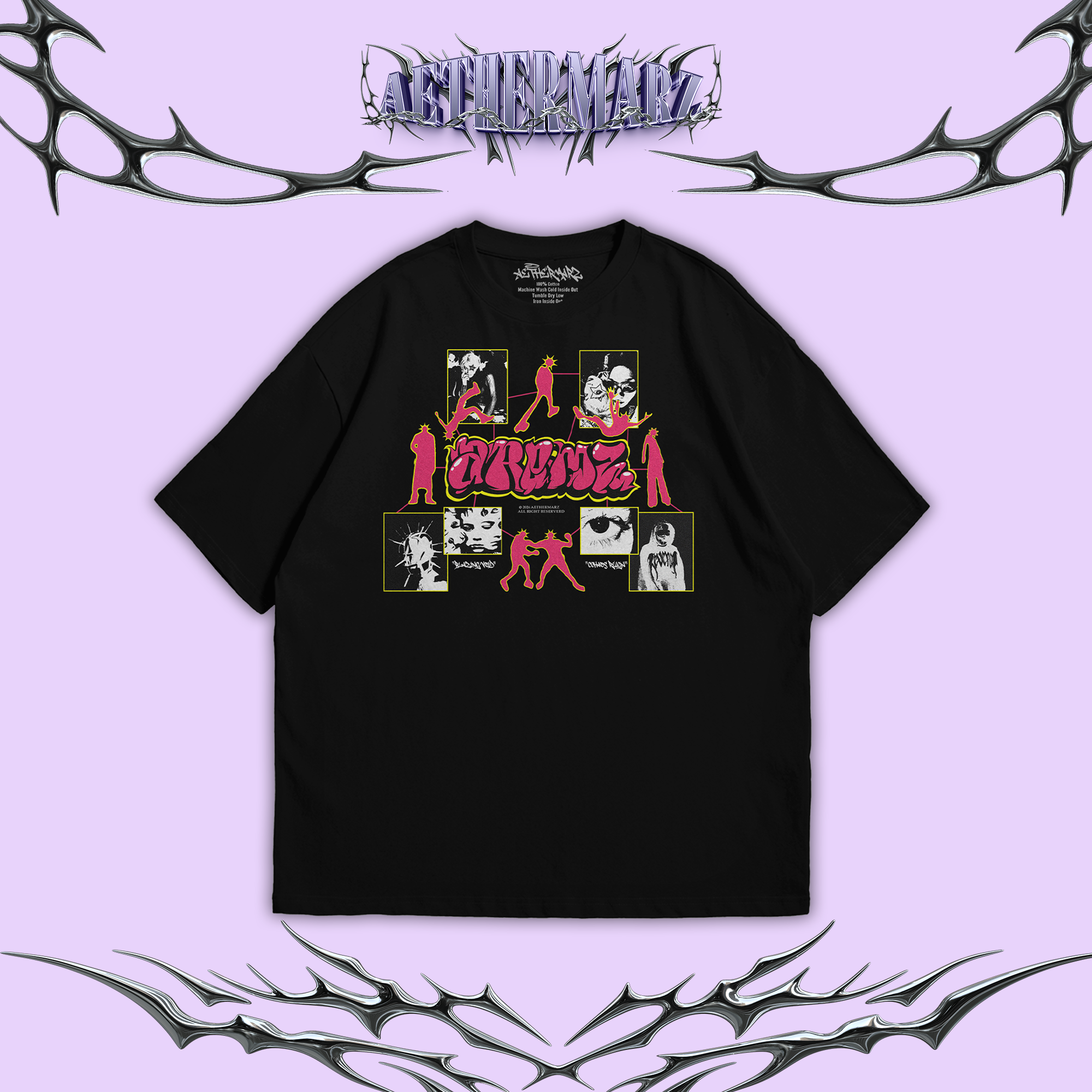 Oversized Tee Aethermarz - GRAFFITISM series