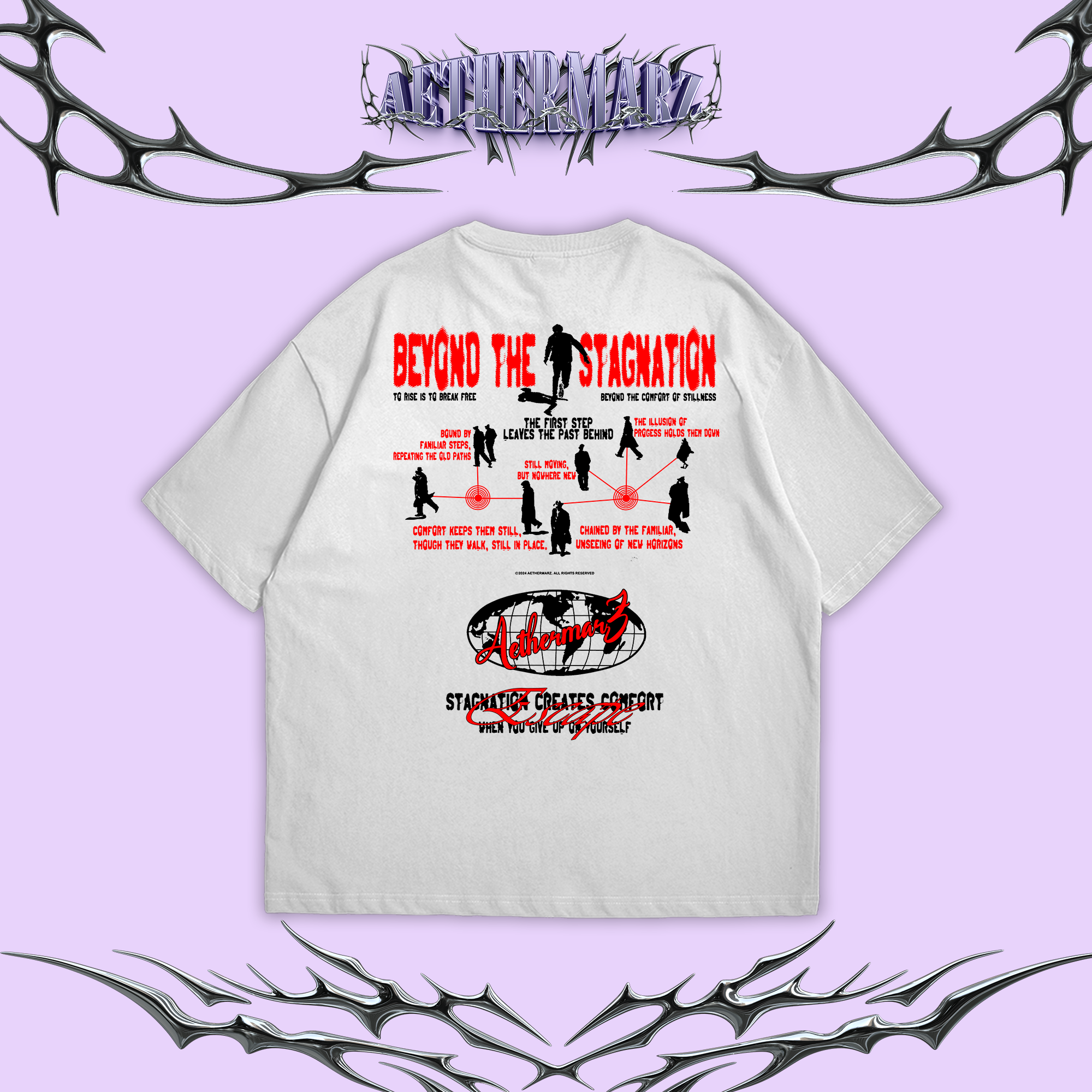 Boxy Tee Aethermarz - Hidden Irony CYN40
