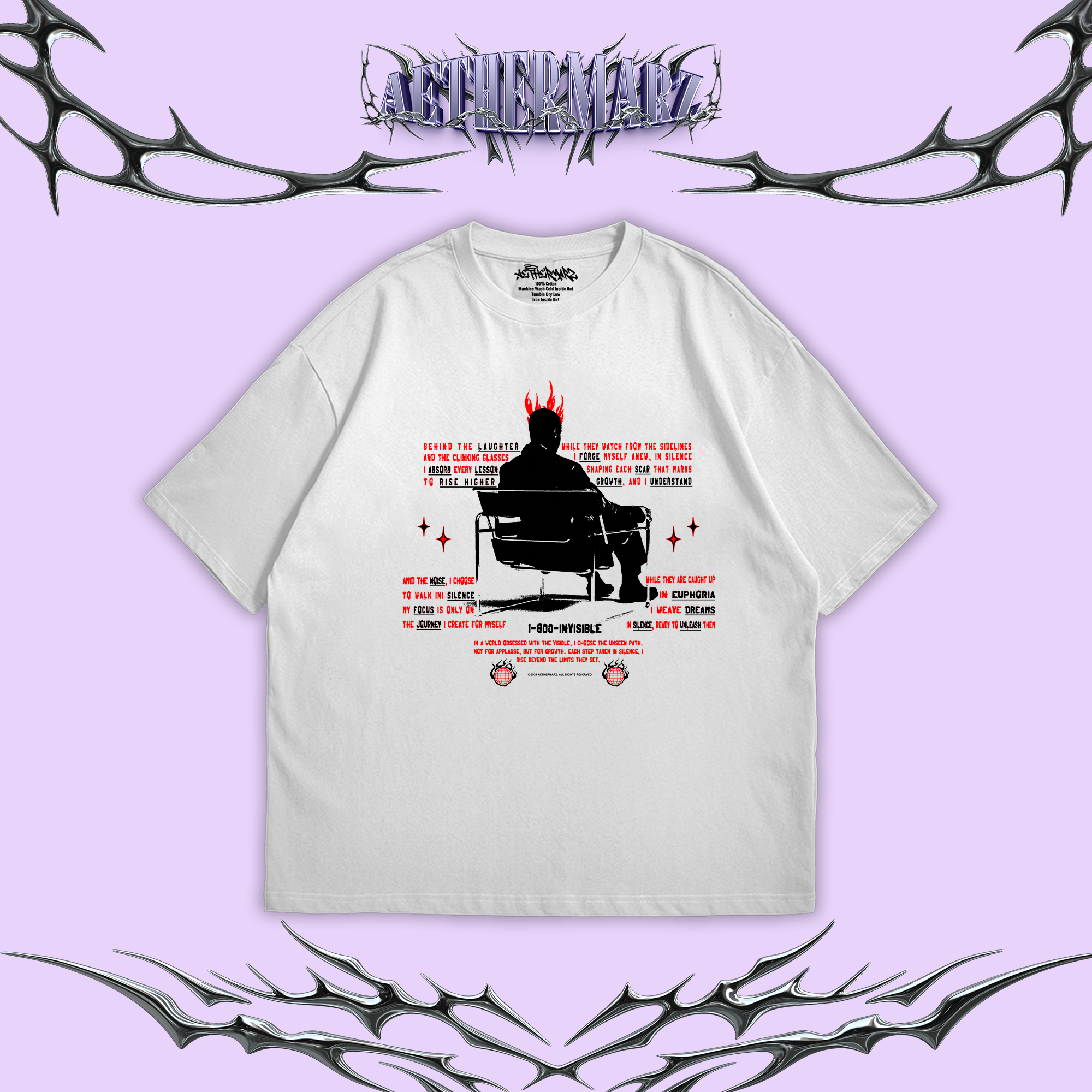 Boxy Tee Aethermarz - Hidden Irony CYN40