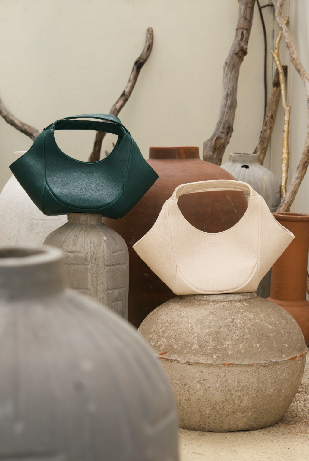 Ophelie Handbag - Emerald