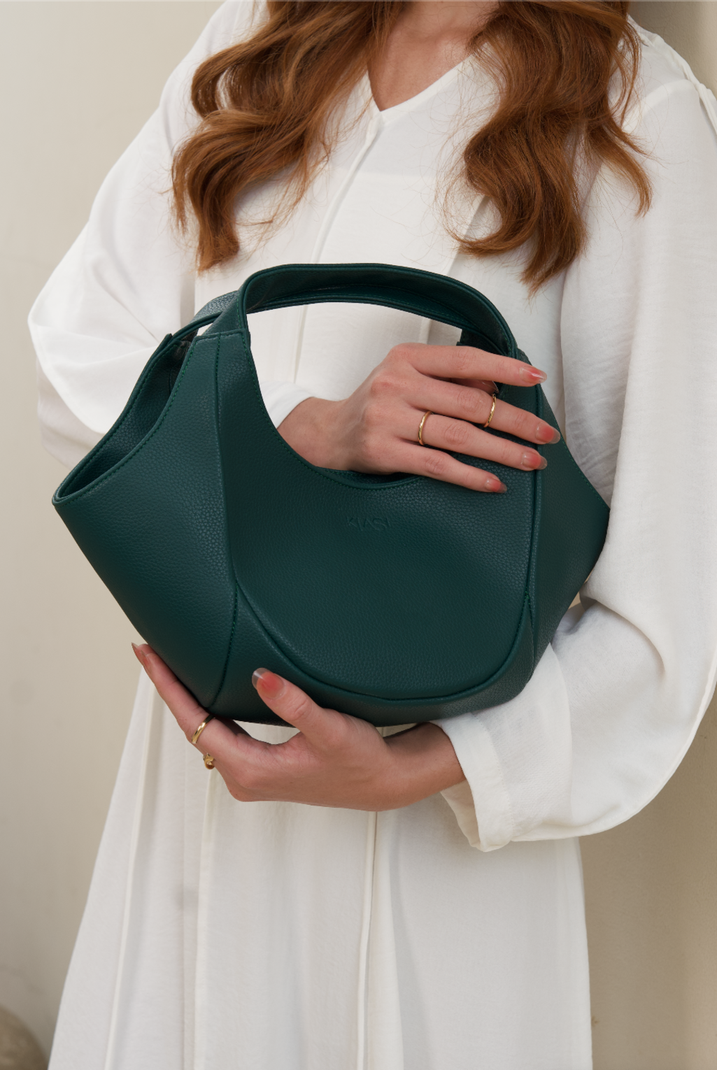 Ophelie Handbag - Emerald
