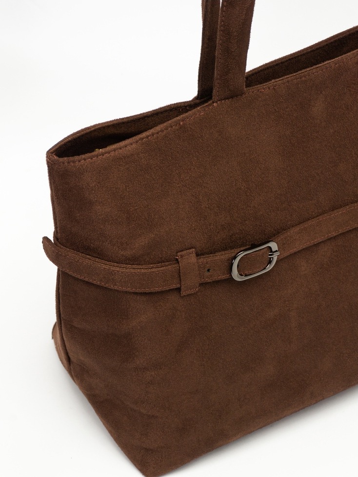 Cosette Structure Tote - Brown