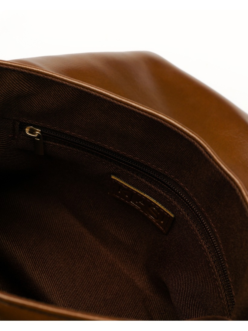 Sienna Flap Shoulder Bag - Rich Brown