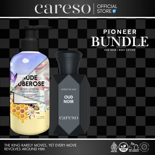 Image of Careso Pioneer Bundle - Extrait de Oud 30ml + Body Lotion 300ml