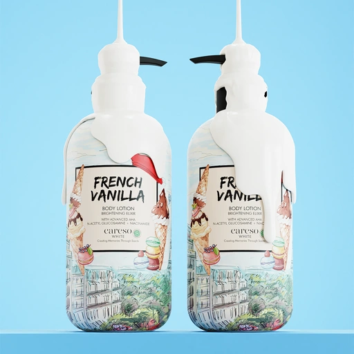 Image of Double Combo French Vanilla Lotion - 300ml x 2
