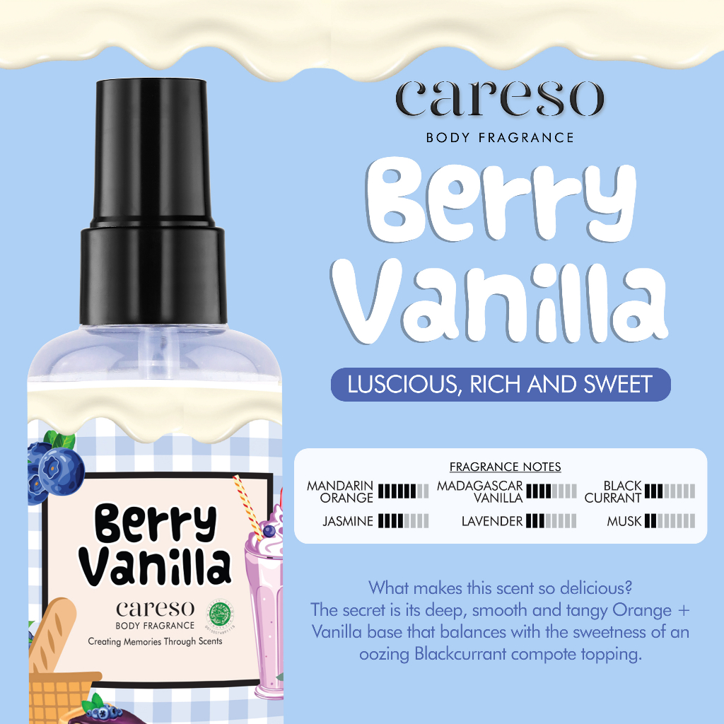 Berry Vanilla - Body Fragrance 100ml