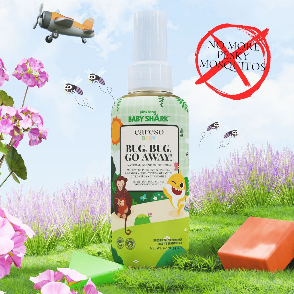 Careso Baby - Bug, Bug, Go Away! Anti-Nyamuk / Natural Blend Body Spray
