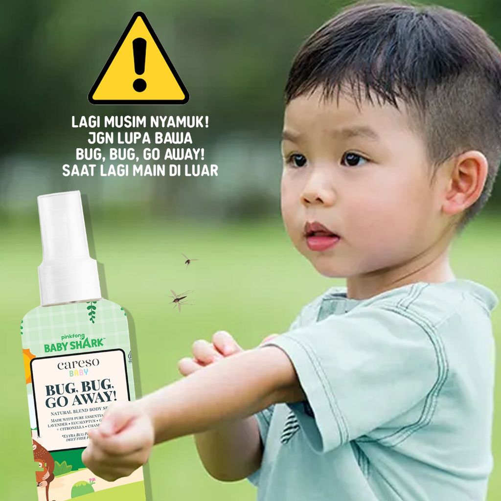 Careso Baby - Bug, Bug, Go Away! Anti-Nyamuk / Natural Blend Body Spray