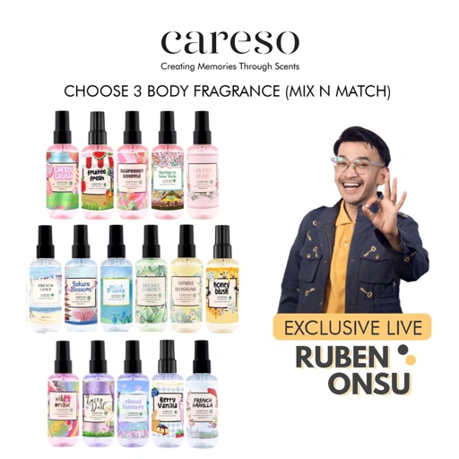 Image of (Ruben Onsu Exclusive) CARESO Body Fragrance 100ml