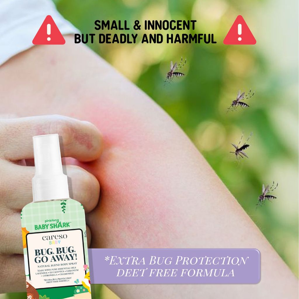 Careso Baby - Bug, Bug, Go Away! Anti-Nyamuk / Natural Blend Body Spray