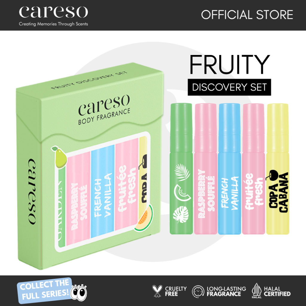 CARESO Body Fragrance The MINIs Fresh/Floral/Fruity/Favorite Discovery Set