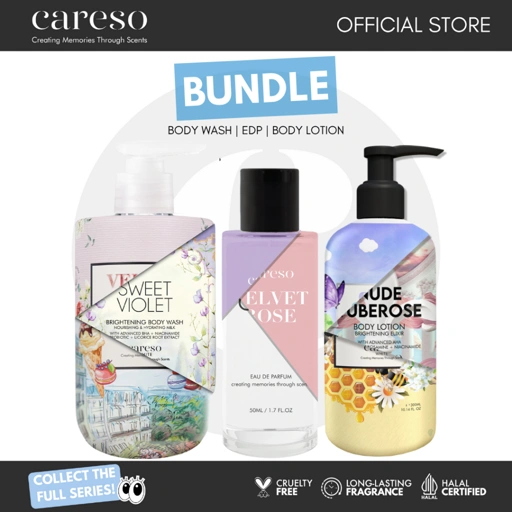 Image of CARESO - Triple Treat (Body Lotion + Body Wash + EDP)