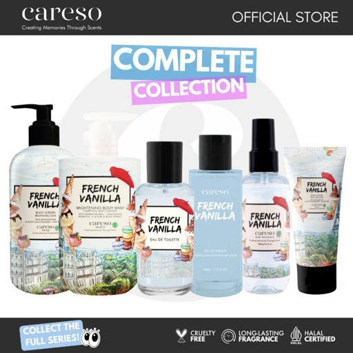 Image of Careso - Complete Collection (Lotion, Wash, EDP, EDT, Fragarance, Tube)